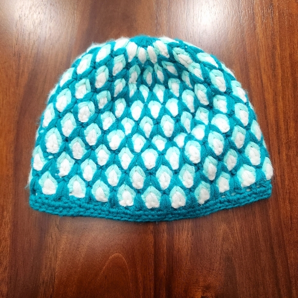 The North Face Kokomo Green Briar Hand Knit Fleece Lined Beanie Unisex One Size - Picture 2 of 6